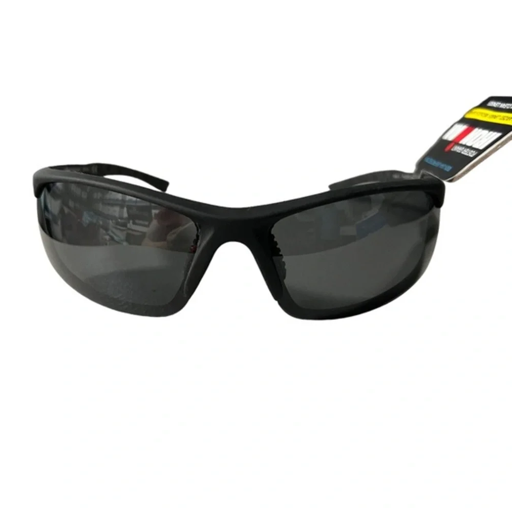 Foster Grant Ironman Black Sunglasses 100% UVA-UVB Protection